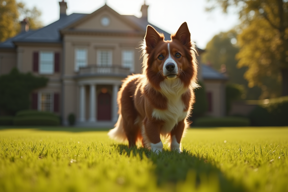 chien élégant